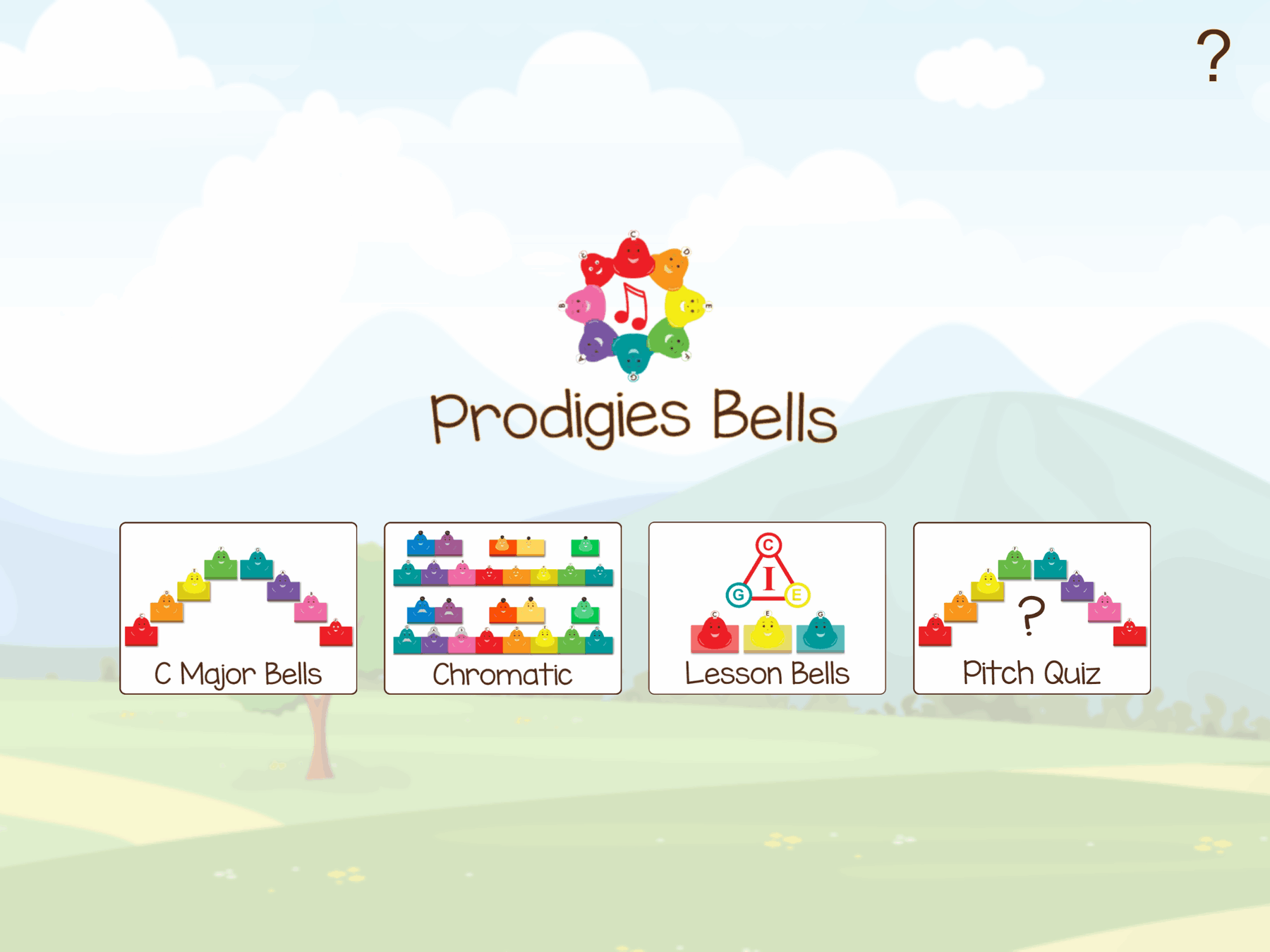 Bells home screen