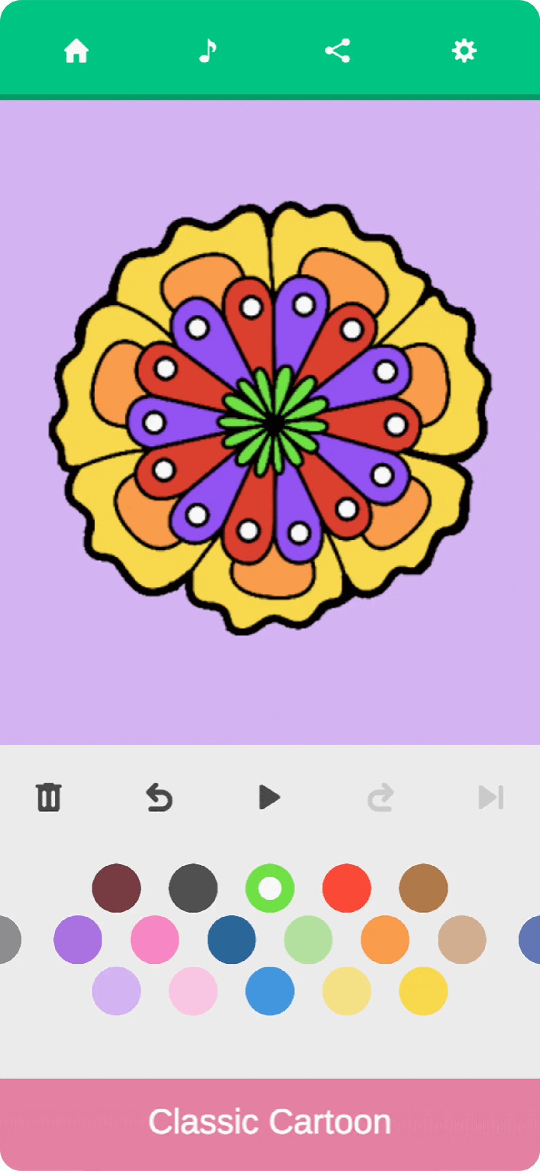 Color Suprise menu
