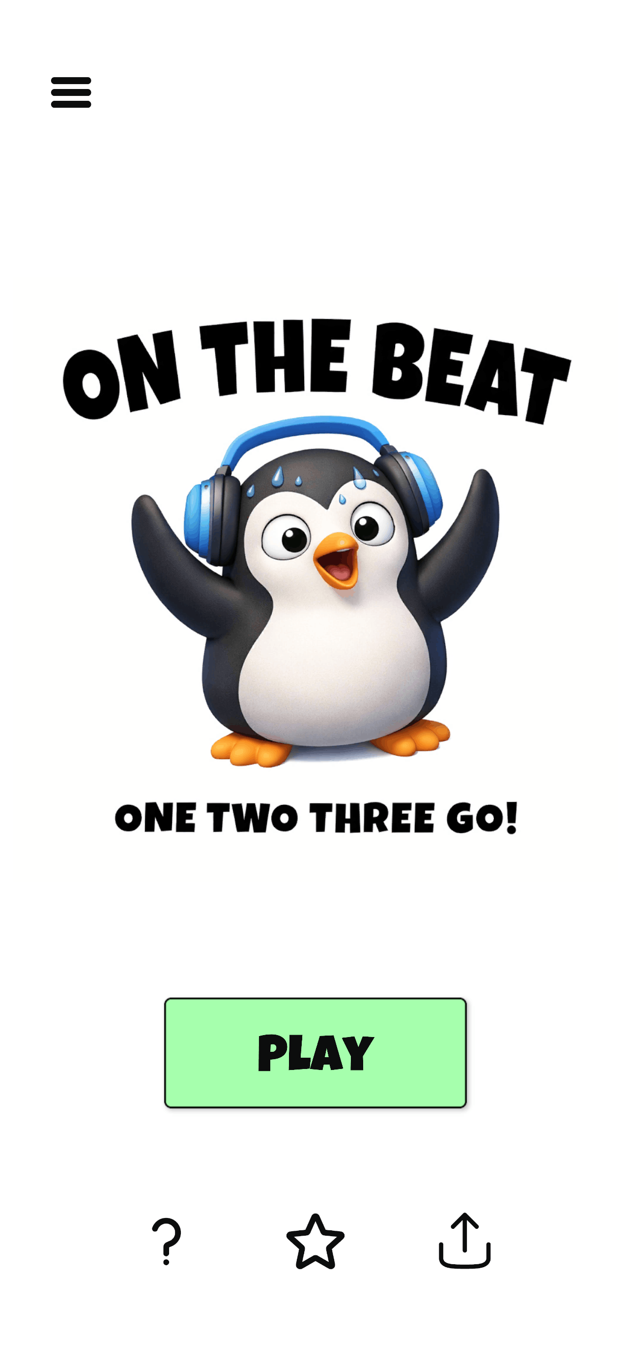 On The Beat home screen